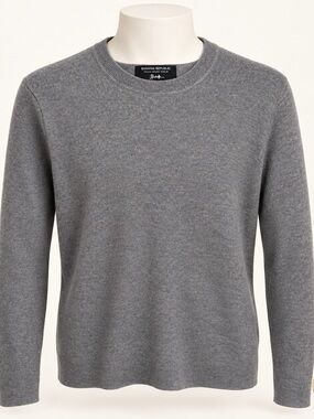 Banana Republic Men's Charcoal Grey Crewneck Sweater